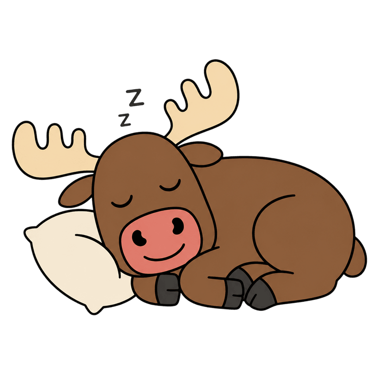Smoose sleeping peacefully